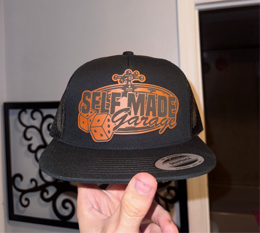 BLACK SELF MADE GARAGE HAT / GIVEAWAY TICKET